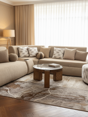 غرفة معيشة مارينا الحديثة