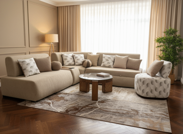 غرفة معيشة مارينا الحديثة